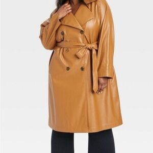 98.) Ava & Viv Camel Trench Coat